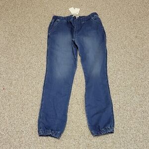 Boden Boys Denim Casual Jogger Sz 15. New With Tags. 99% Cotton, 1% Elastane